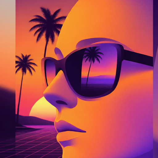 Palm Sunset PFP left
