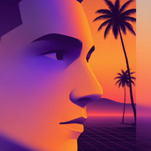 Palm Sunset PFP right