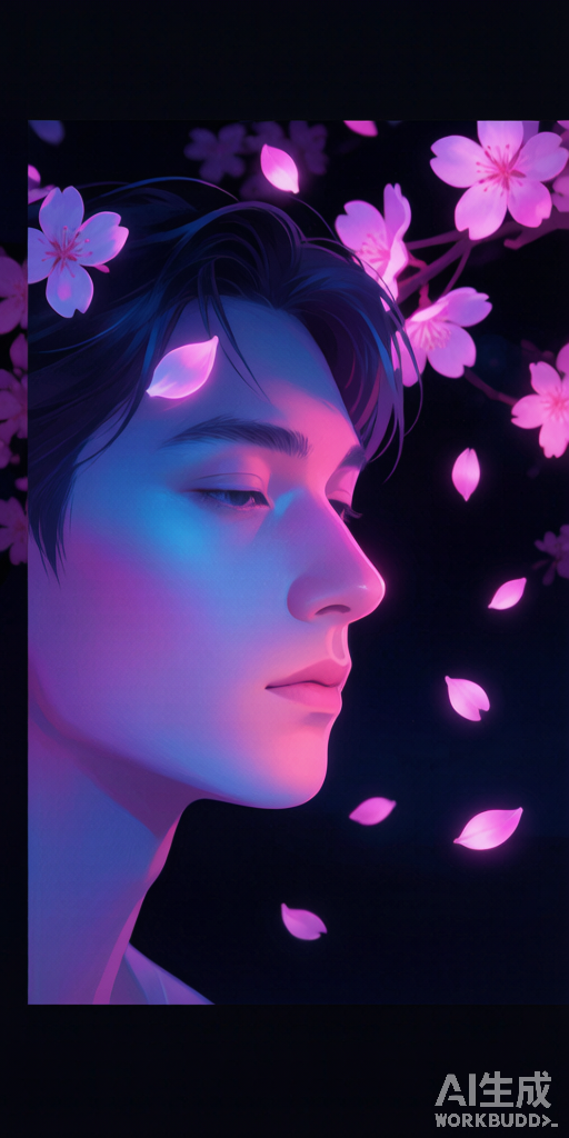 Neon Sakura PFP right