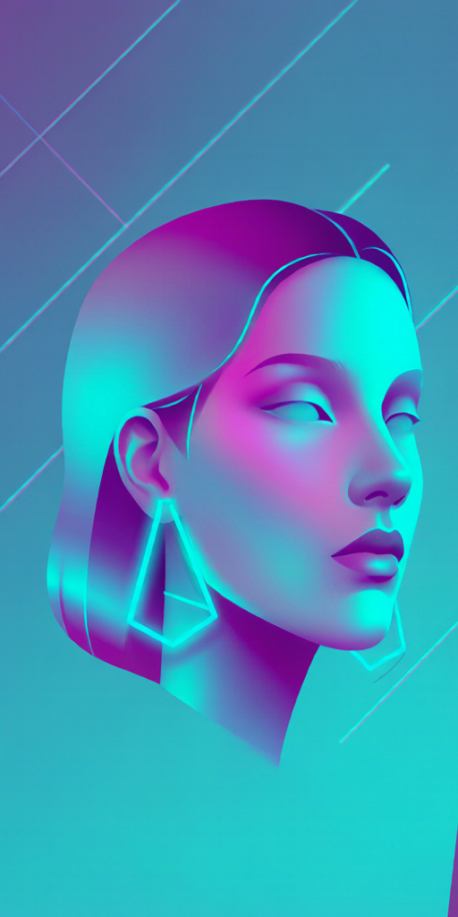 Cyan Magenta PFP left