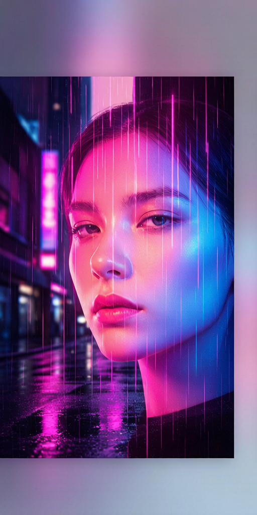 Neon Rain PFP left