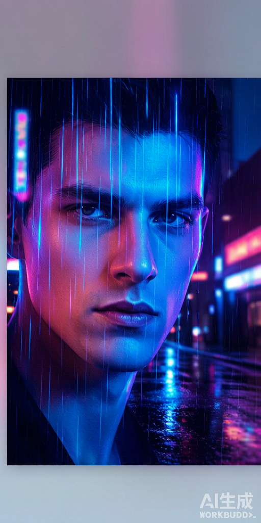 Neon Rain PFP right