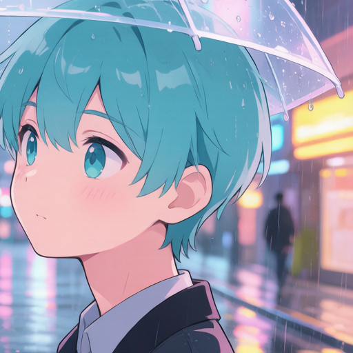 Rainy Umbrella PFP right