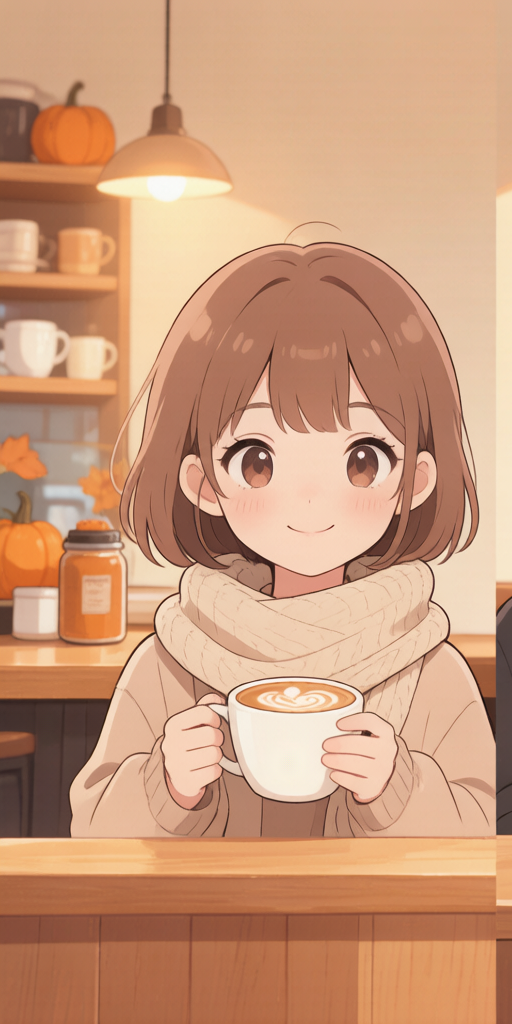 Autumn Coffee Shop PFP left