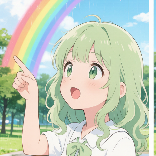 Rainbow After Rain PFP left