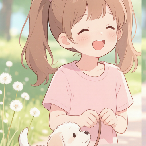 Spring Puppy Walk PFP left