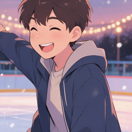 Winter Ice Skating PFP right