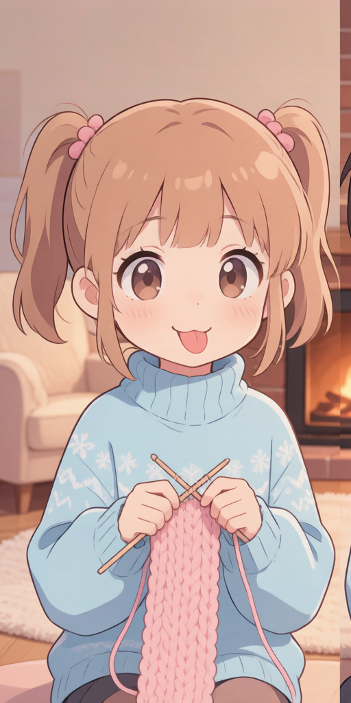 Winter Knit Sweater PFP left