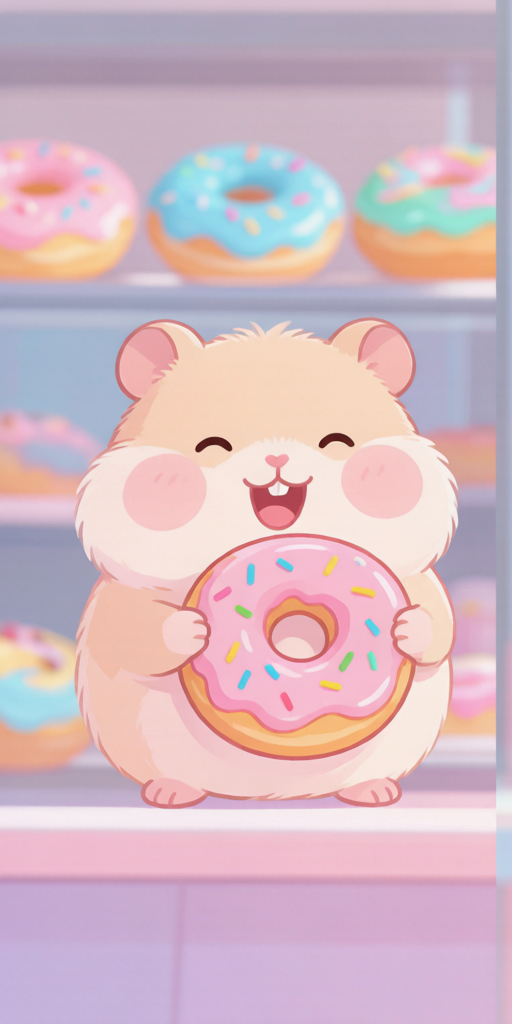 Donut Cafe Hamsters PFP left