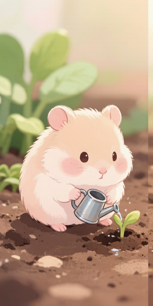 Garden Watering Hamsters PFP left