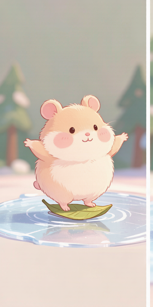 Ice Skating Hamsters PFP left