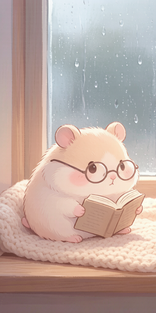 Rainy Reading Hamsters PFP left
