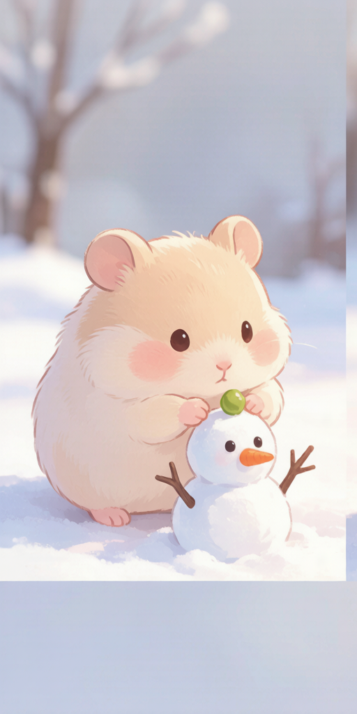 Snowman Hamsters PFP left