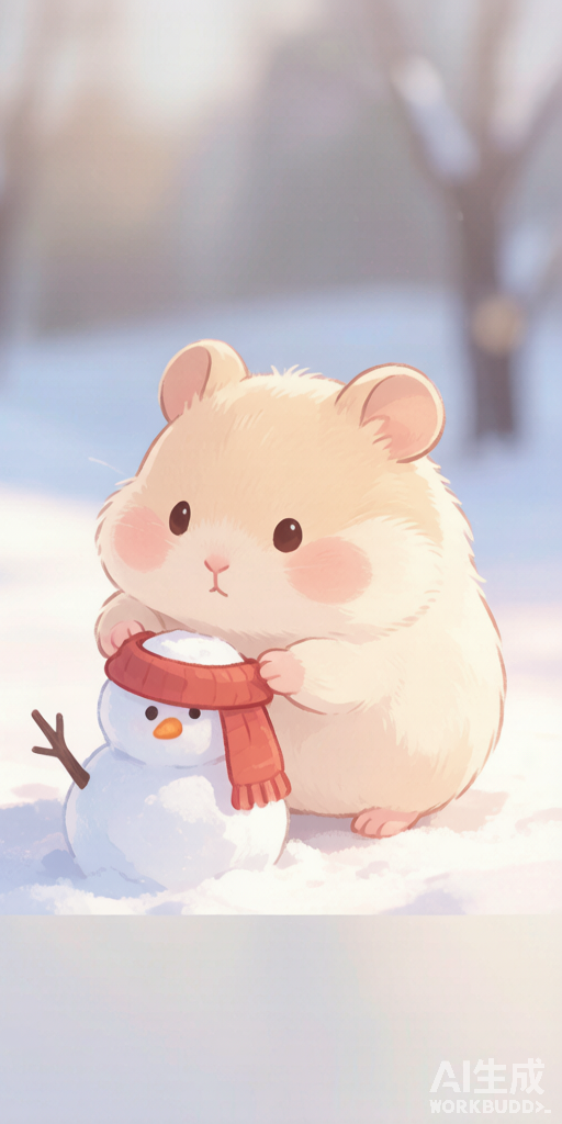 Snowman Hamsters PFP right