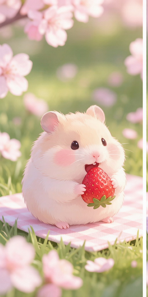Spring Picnic Hamsters PFP left