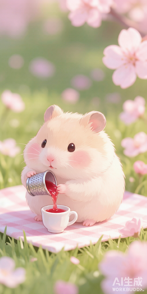 Spring Picnic Hamsters PFP right