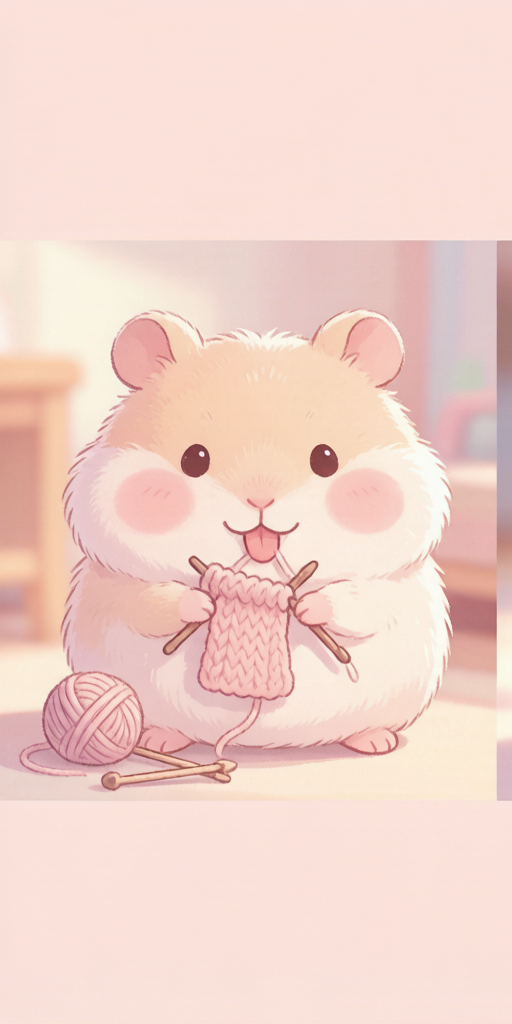 Winter Knit Hamsters PFP left