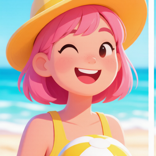 Beach Day PFP left