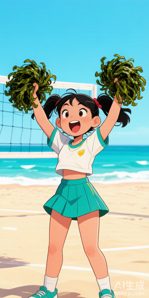 Beach Volleyball BFFs PFP right