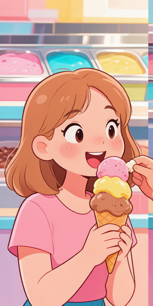 Ice Cream BFFs PFP left