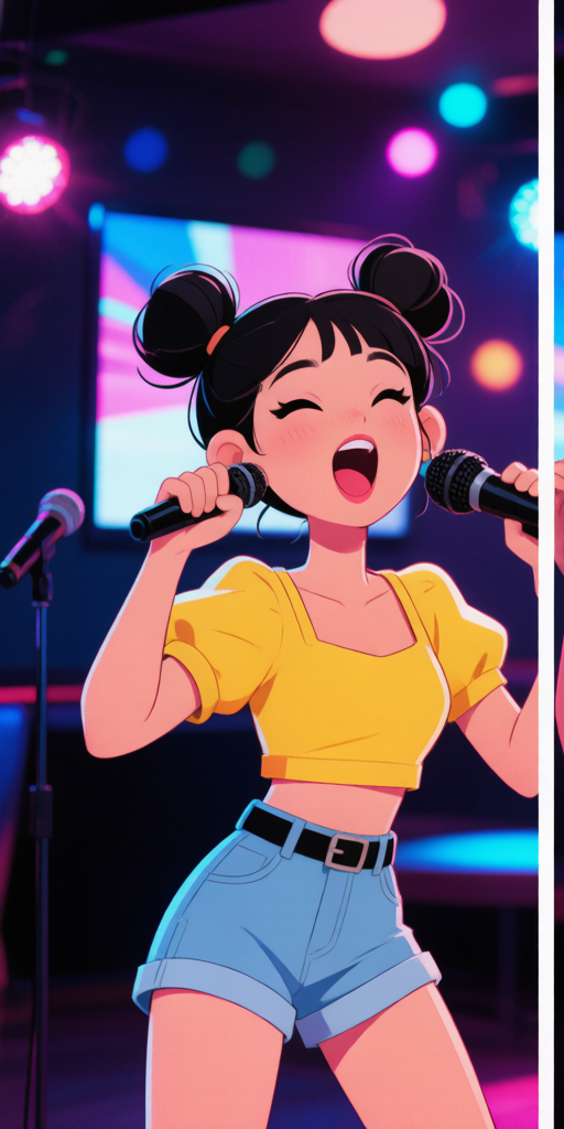 Karaoke BFFs PFP left