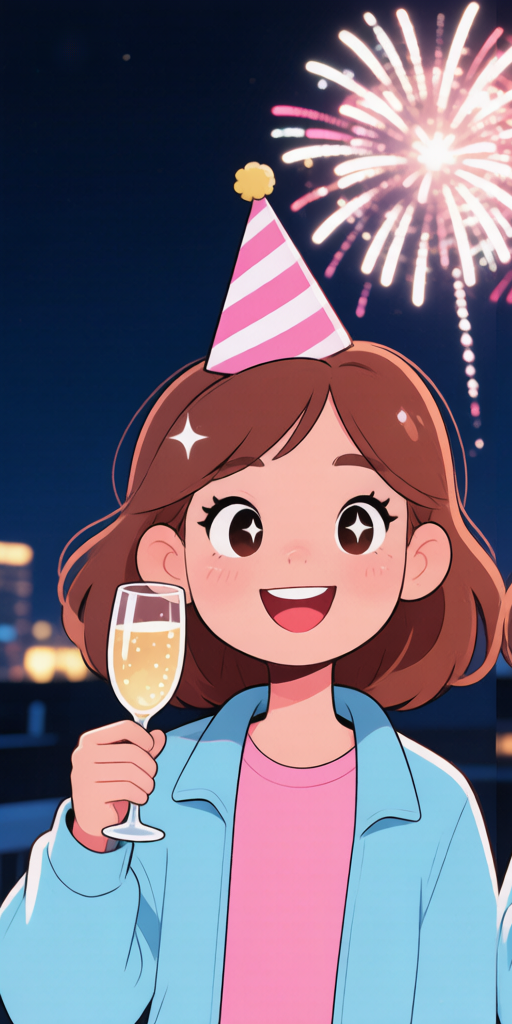 New Year BFFs PFP left