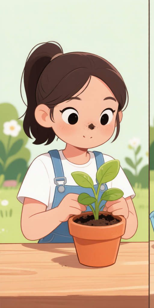 Plant Potting BFFs PFP left