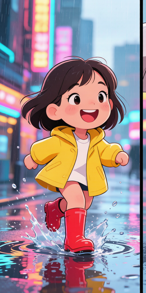 Rain Walking BFFs PFP left