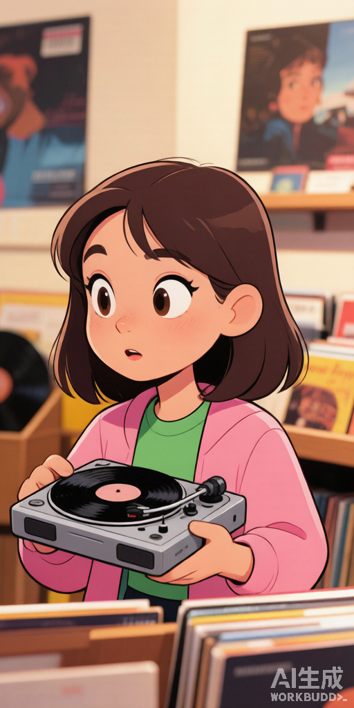 Vinyl Shopping BFFs PFP right