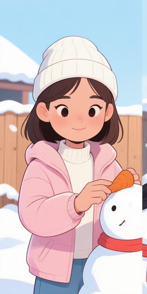 Winter Snowman BFFs PFP left
