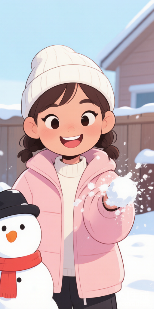 Winter Snowman BFFs PFP right