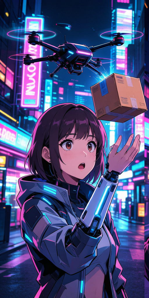 Drone Delivery PFP left