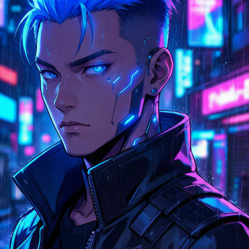 Cyberpunk Duo PFP right