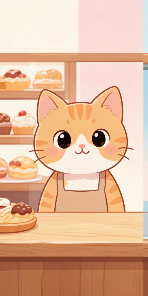 Bakery Display Cats PFP left