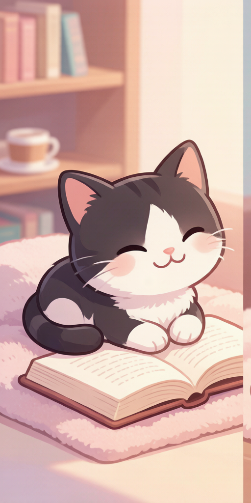 Book Cafe Cats PFP left