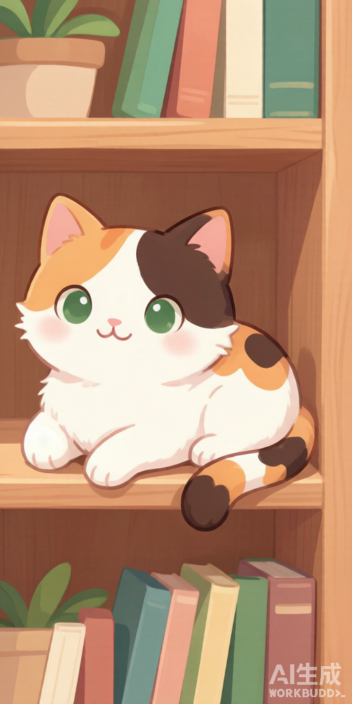 Bookshelf Cats PFP right