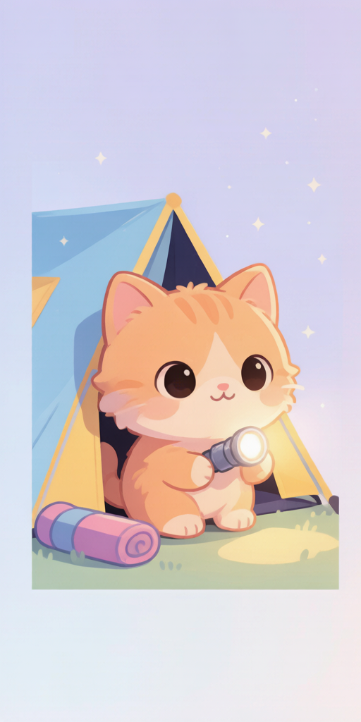 Camping Tent Cats PFP left