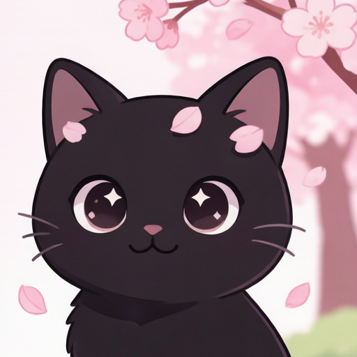 Cherry Blossom Cats PFP right