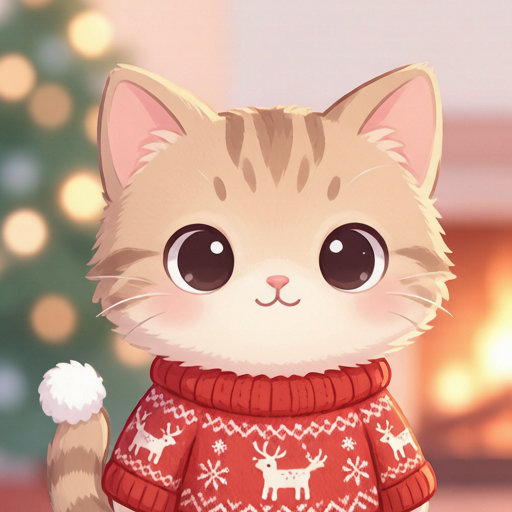 Christmas Cats PFP left