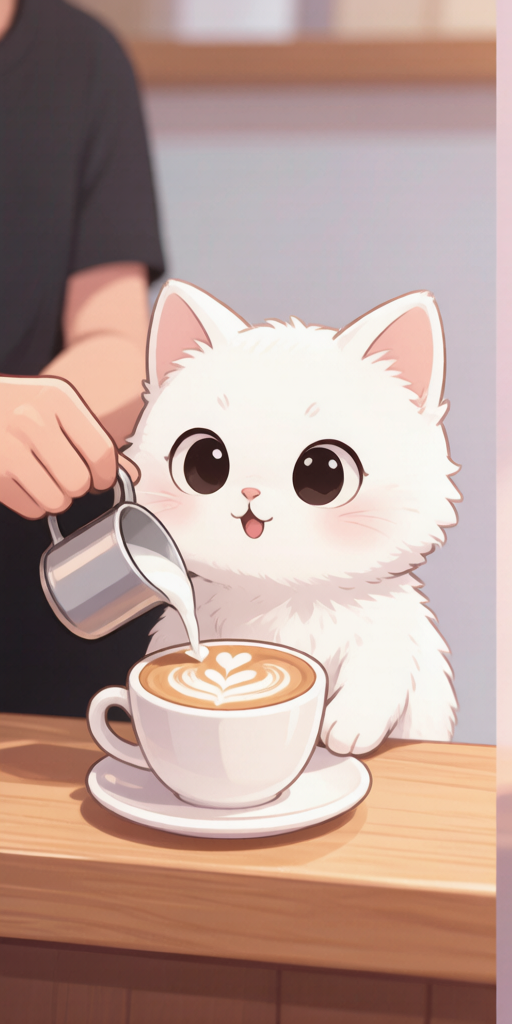 Coffee Art Cats PFP left