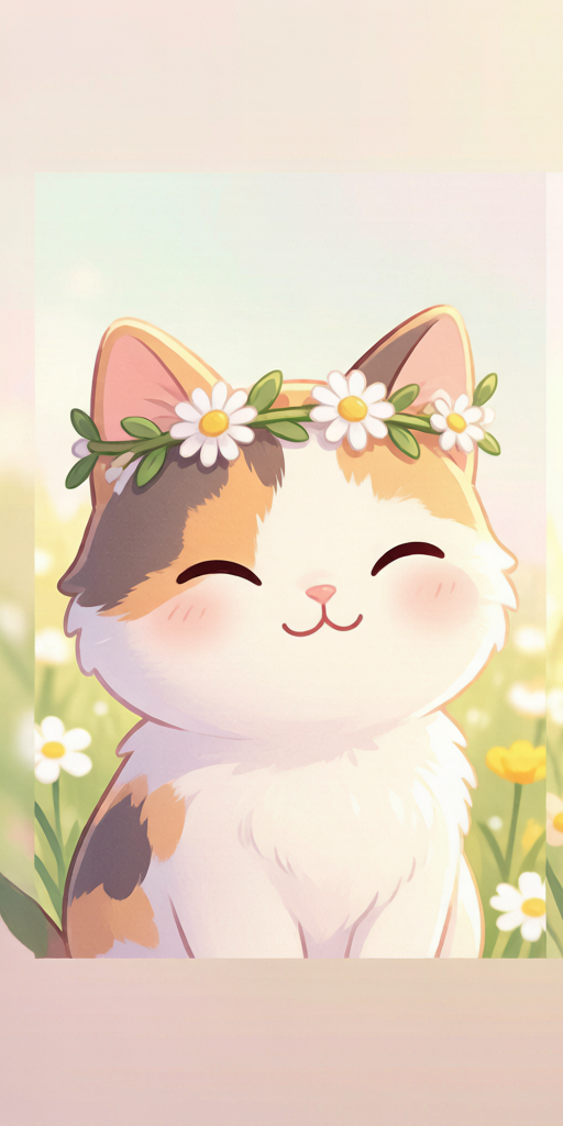 Flower Crown Cats PFP left