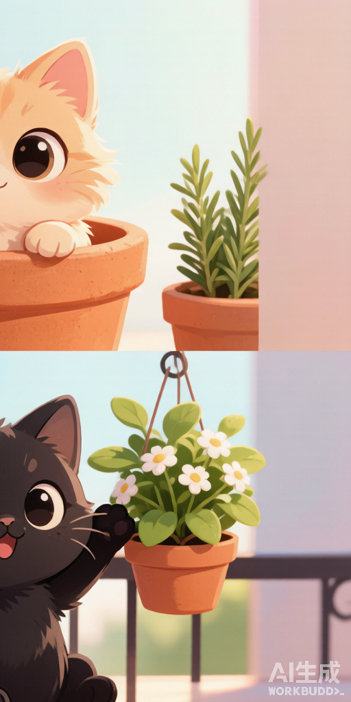 Garden Pot Cats PFP right