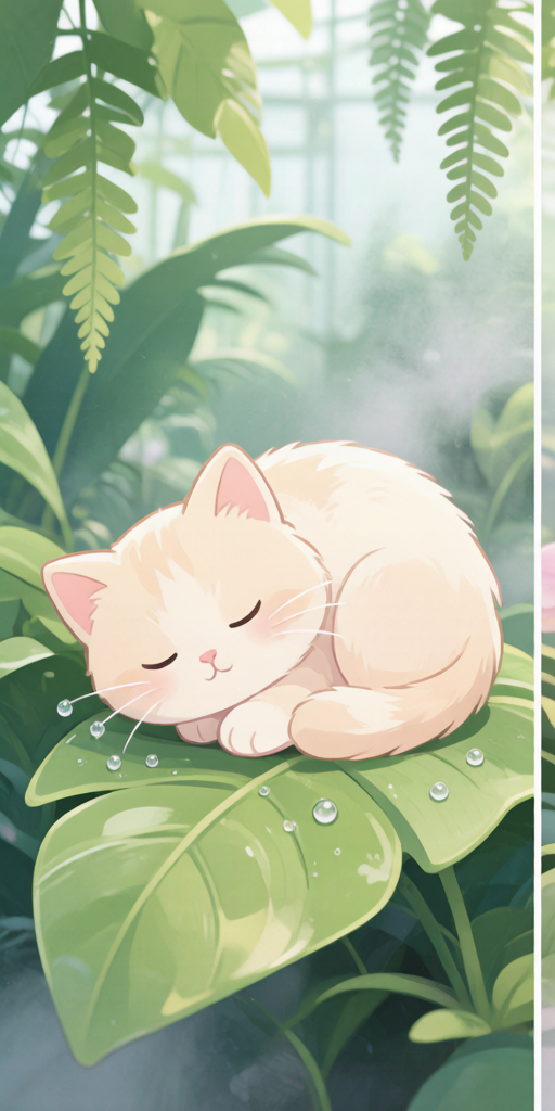 Greenhouse Nap Cats PFP left