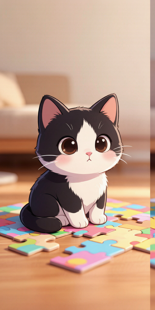 Puzzle Time Cats PFP left