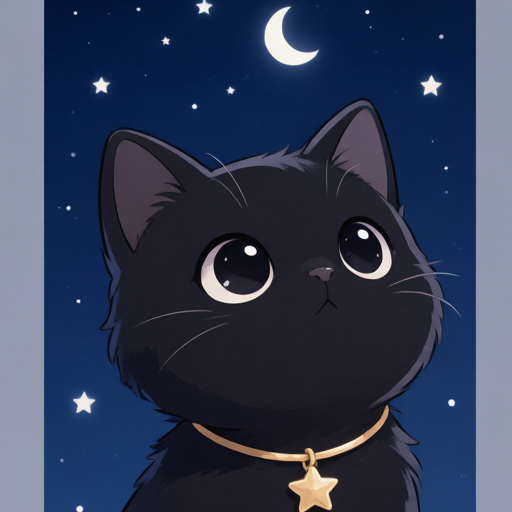 Starry Night Cats PFP left