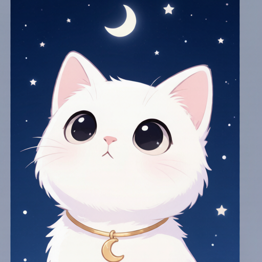 Starry Night Cats PFP right