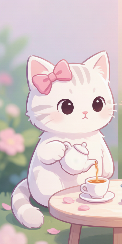 Tea Party Cats PFP left