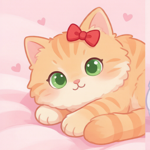 Cute Couple Cats PFP left
